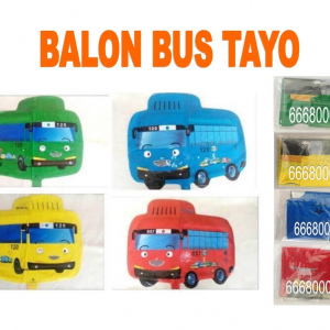 Balon Foil Bus Tayo