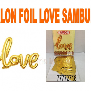 Balon Foil Love Sambung