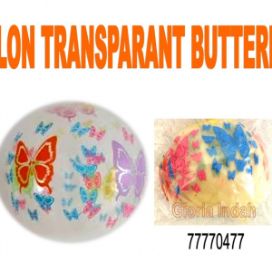 Balon Latex Trans. Butterfly