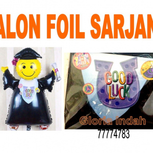 Balon Foil Lulus Sarjana