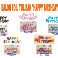 Balon Foil Happy Birthday