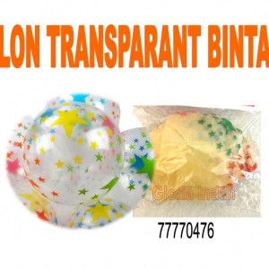 Balon Latex Trans. Bintang