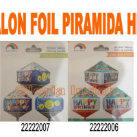 Balon Foil Piramida HBD
