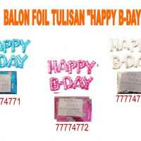 Balon Foil Happy B-Day