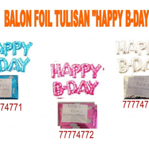 Balon Foil Happy B-Day